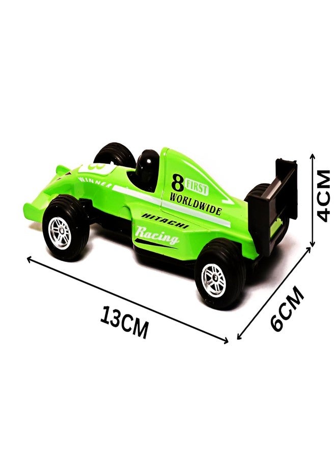 بلس بوينت سيارات سباق فورمولا 1 المصغرة من المعدن المصبوب من PLUSPOINT للأطفال، سيارات سباق فورمولا 1 عالية السرعة، نماذج سيارات قابلة للسحب، ألعاب سيارات قابلة للتجميع للأولاد من عمر 3 سنوات فما فوق - Image 4